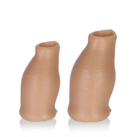 "Hood Moreskin Silicone Faux Foreskin - Light Tone - Small/medium OX-1353-SM-L"